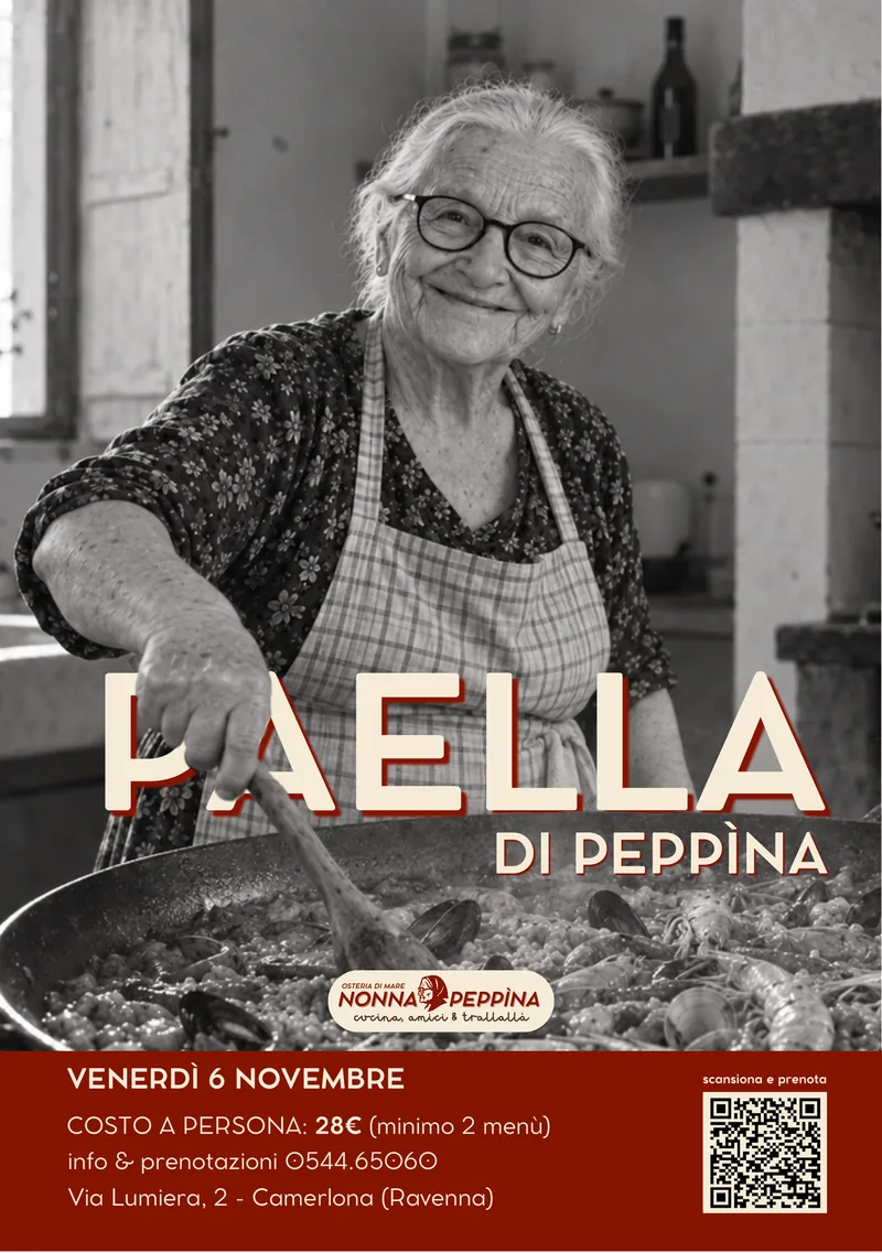 Paella di Peppìna da Nonna Peppìna Ravenna — venerdì 6 novembre